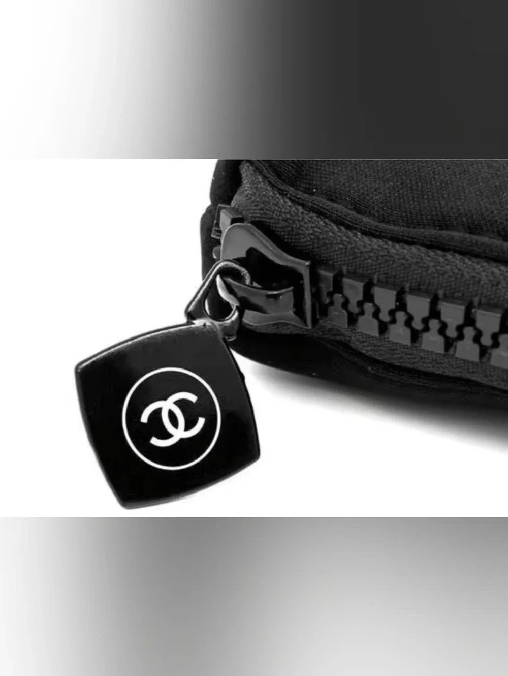 CHANEL Black Cosmetics Bag